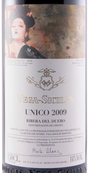 2009 Vega-Sicilia Unico Ribera del Duero red 1.5L