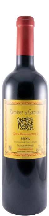 2012 Remírez de Ganuza Gran Reserva Rioja red