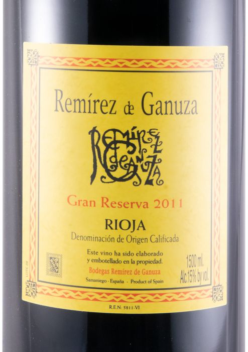 2011 Remírez de Ganuza Gran Reserva Rioja tinto 1,5L