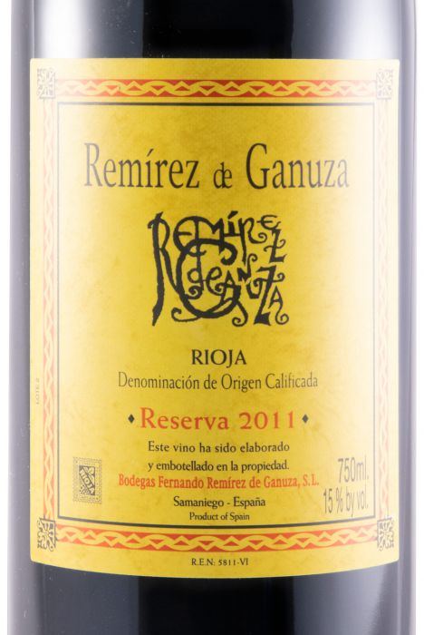 2011 Remírez de Ganuza Reserva Rioja red