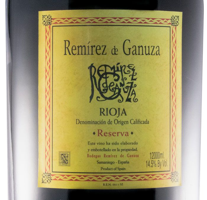2010 Remírez de Ganuza Reserva Rioja tinto 12L