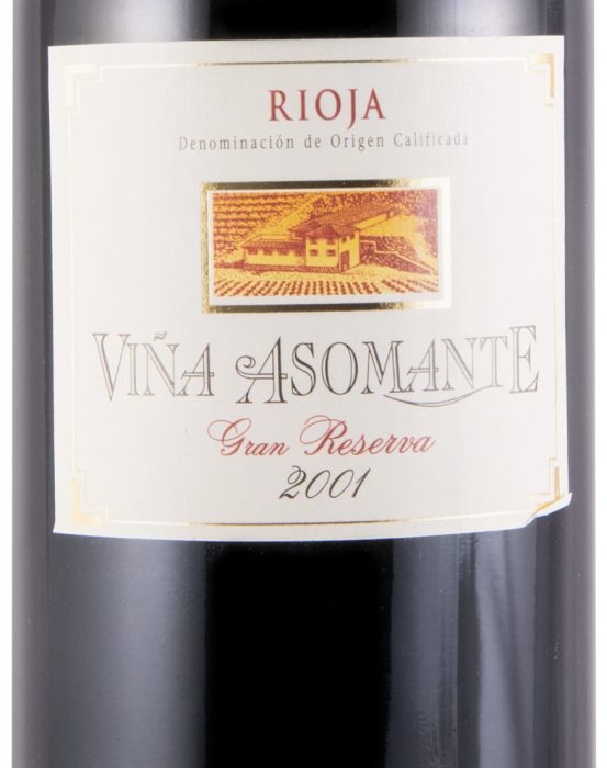 2001 Viña Asomante Gran Reserva Rioja red