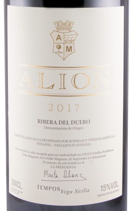 2017 Alión Cosecha Ribera del Duero tinto 3L