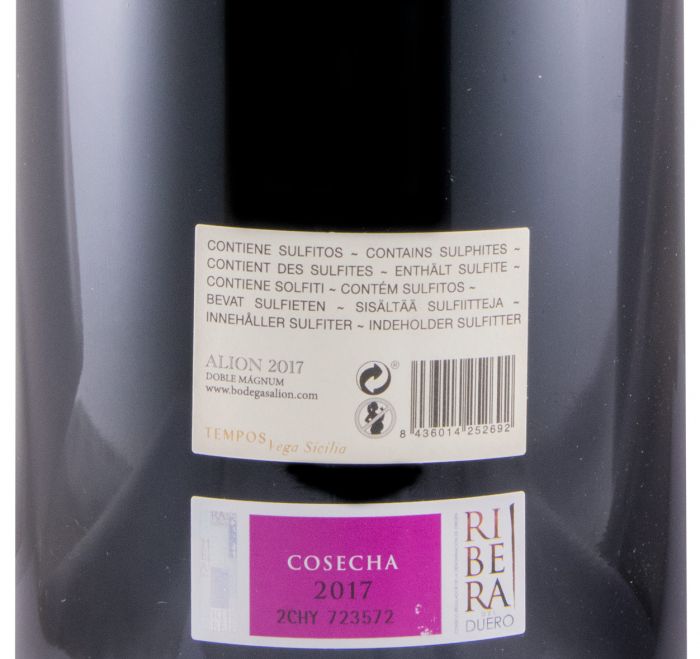 2017 Alión Cosecha Ribera del Duero red 3L