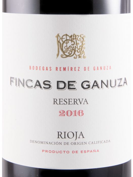 2016 Remírez de Ganuza Fincas de Ganuza Reserva Rioja tinto