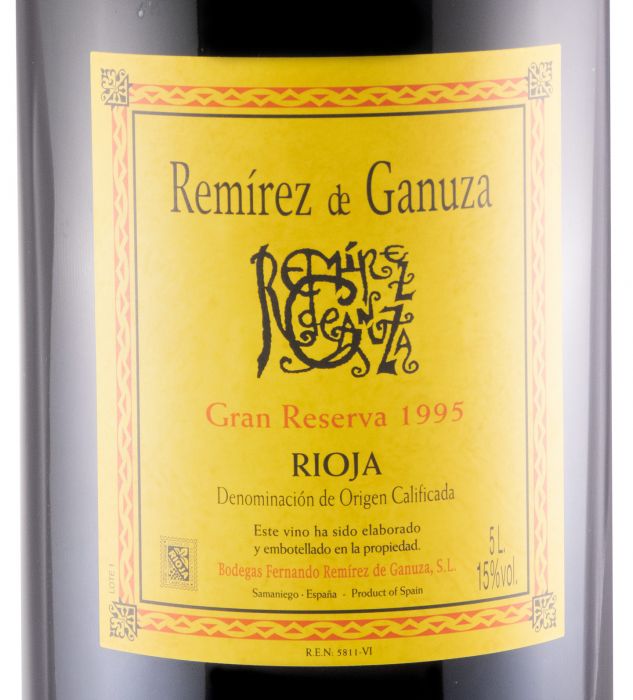 1995 Remírez de Ganuza Gran Reserva Rioja tinto 5L