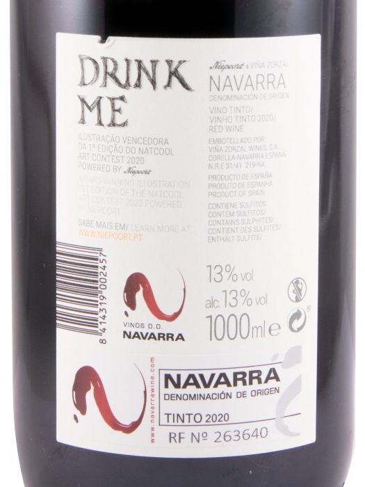 2020 Niepoort Drink Me Nat Cool Navarra red 1L