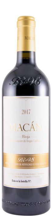 2017 Benjamin de Rothschild & Vega-Sicilia Macán Rioja red