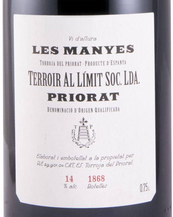 2019 Terroir al Límit Les Manyes Priorat red