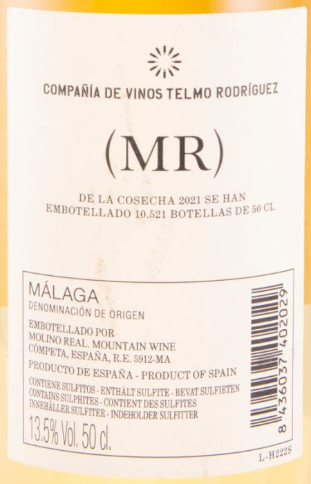 2021 Telmo Rodríguez MR Mountain Wine Málaga branco 50cl