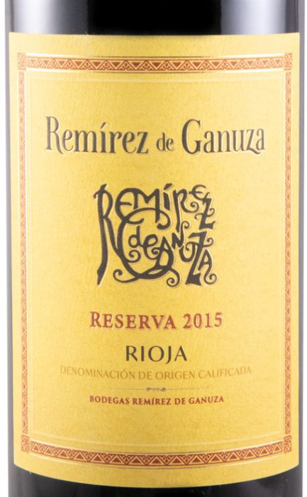 2015 Remírez de Ganuza Reserva Rioja tinto