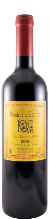 2013 Remírez de Ganuza Gran Reserva Rioja red