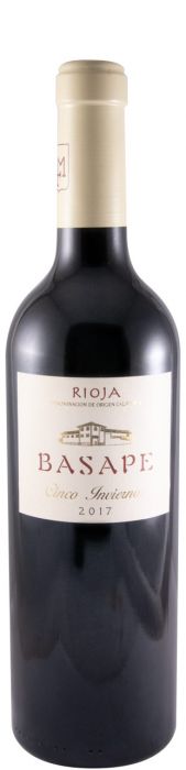 2017 Basape Cinco Inviernos Crianza Rioja red