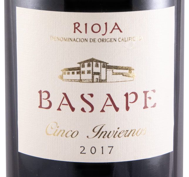 2017 Basape Cinco Inviernos Crianza Rioja red