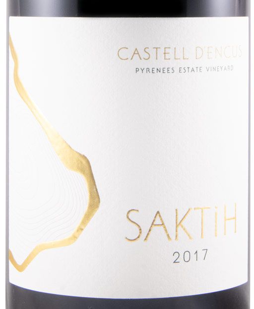 2017 Castell D'Encus Saktih PV red