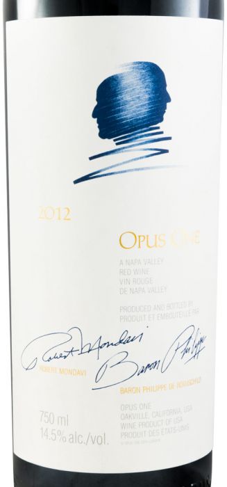 2012 Opus One Napa Valley red