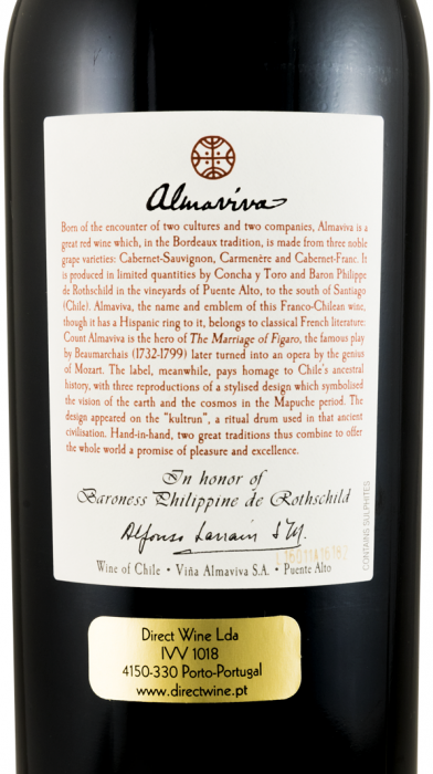 2014 Almaviva Puente Alto tinto