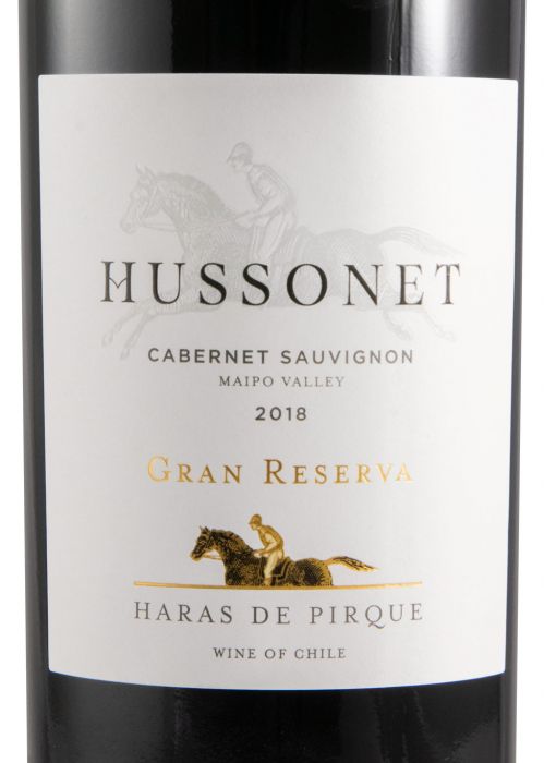 2018 Viña Haras de Pirque Hussonet Cabernet Sauvignon Gran Reserva Vale del Maipo organic red
