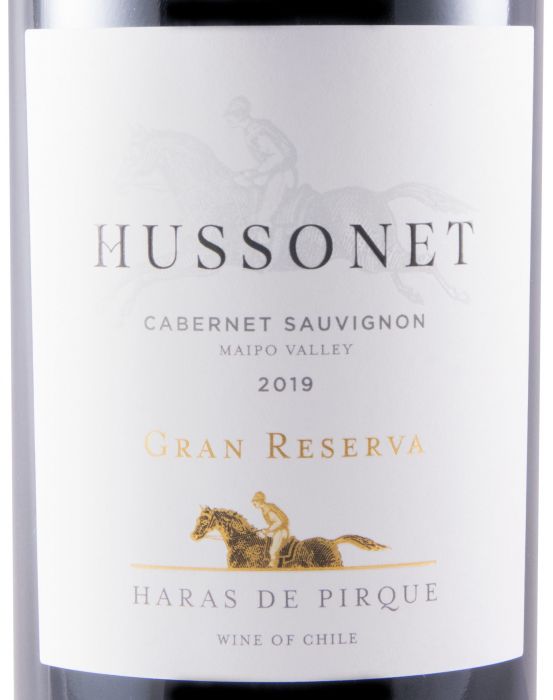 2019 Viña Haras de Pirque Hussonet Cabernet Sauvignon Gran Reserva Vale del Maipo biológico tinto