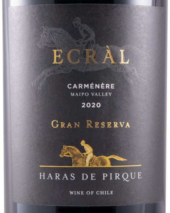 2020 Viña Haras de Pirque Ecràl Carménère Gran Reserva Vale del Maipo organic red