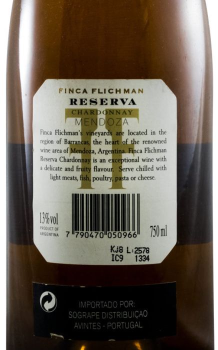 1998 Finca Flichman Chardonnay Reserva branco
