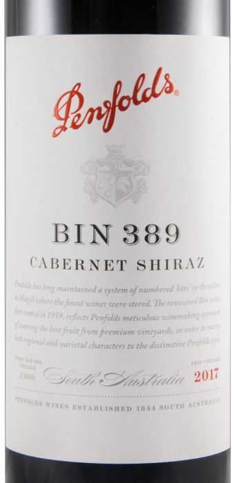 2017 Penfolds Bin 389 Cabernet Sauvignon & Shiraz red