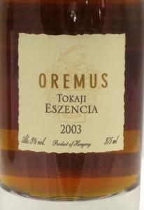 2003 Tokaji Oremus Eszencia white 37.5cl