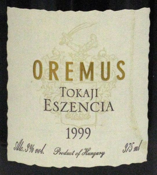 1999 Tokaji Oremus Eszencia branco 37,5cl