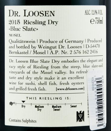 2015 Dr. Loosen Riesling Blue Slate Blauschiefer branco