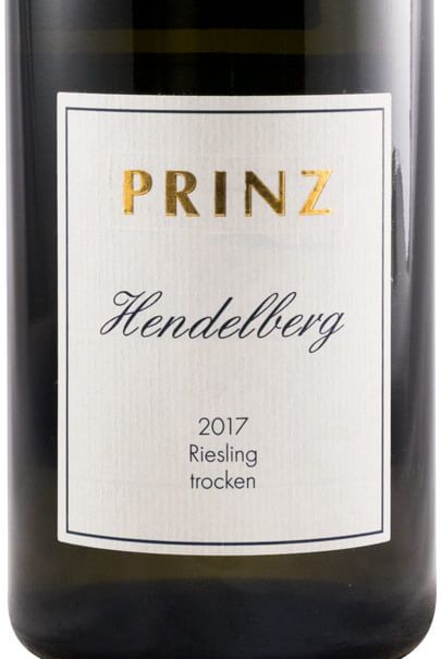 2017 Weingut Prinz Hendelberg Riesling Trocken white