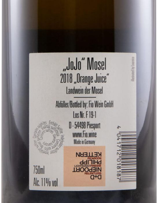 2018 Fio Jojo Orange Wine branco