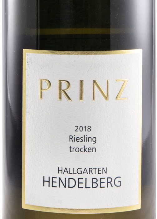 2018 Weingut Prinz Hendelberg Riesling Trocken branco