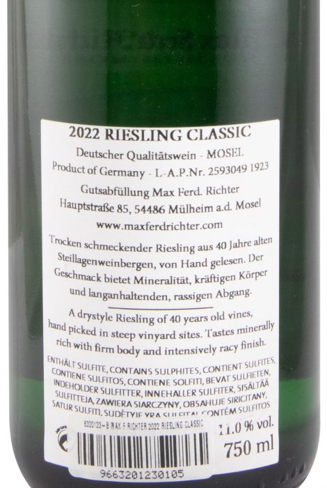 2022 Max Ferd. Richter Riesling Classic white