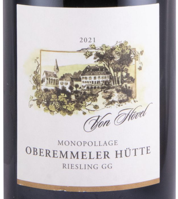 2021 Von Hövel Oberemmeler Hütte Riesling GG branco 1,5L