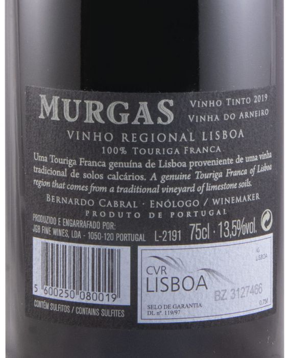 2019 Murgas Touriga Franca red