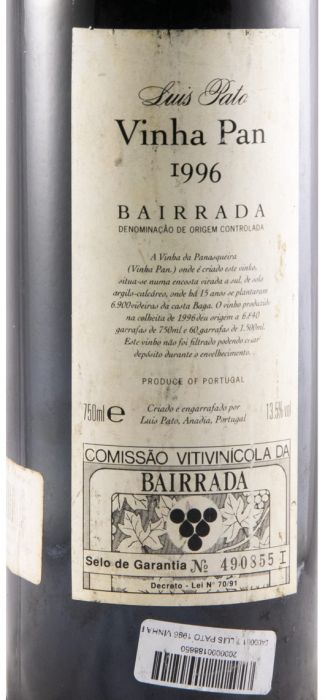 1996 Luis Pato Vinha Pan tinto