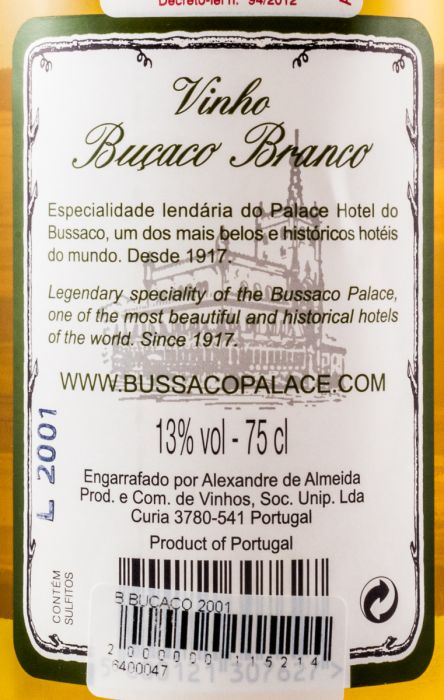 2001 Buçaco Reservado white