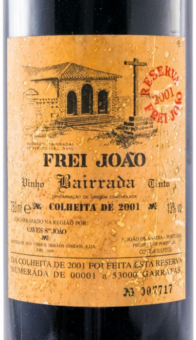 2001 Frei João Reserva tinto