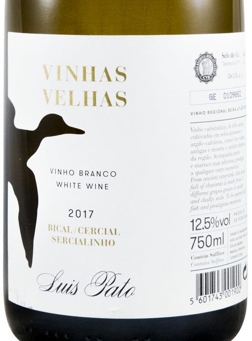 2017 Luis Pato Vinhas Velhas white