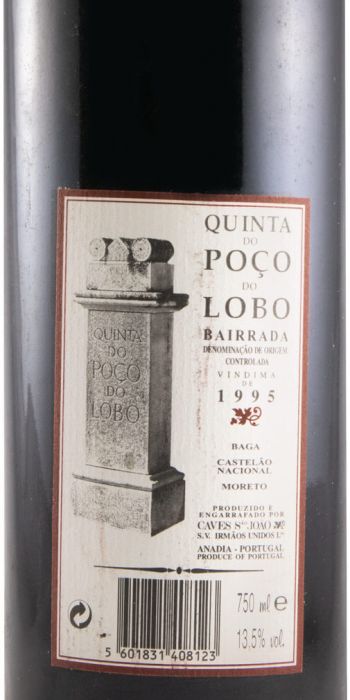 1995 Quinta do Poço do Lobo Reserva red