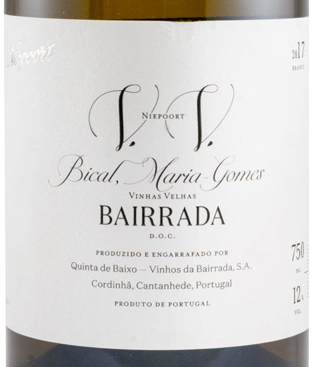 2017 Niepoort Quinta de Baixo Vinhas Velhas biológico branco