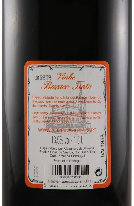 2015 Buçaco Reservado tinto 1,5L