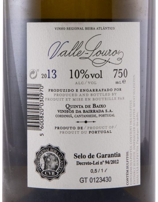 2013 Niepoort Valle Louro branco