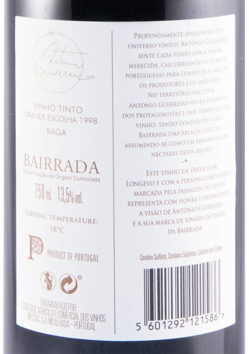 1998 António Guerreiro Grande Escolha red