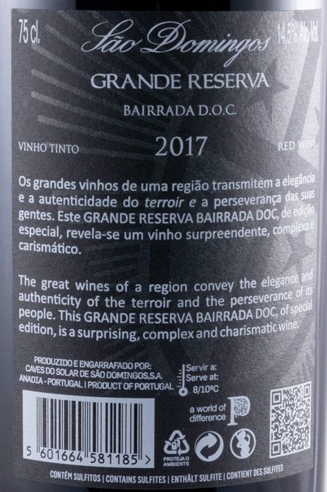 2017 São Domingos Grande Reserva red