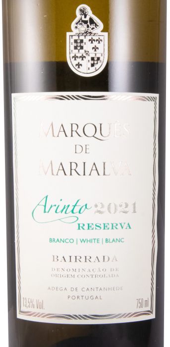 2021 Marquês de Marialva Arinto Reserva branco