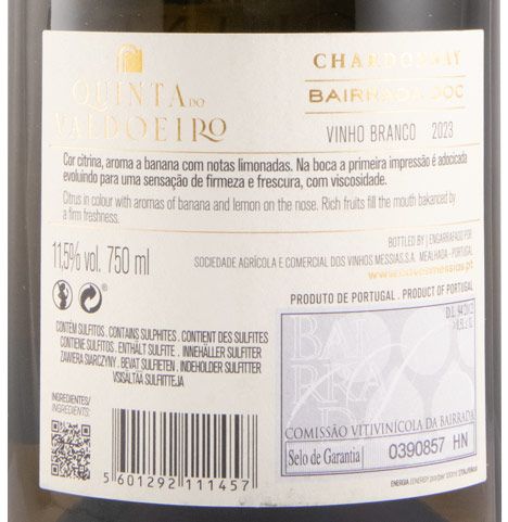 2023 Quinta do Valdoeiro Chardonnay white