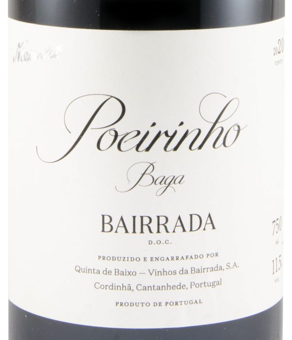 2020 Niepoort Quinta de Baixo Poeirinho Baga organic red