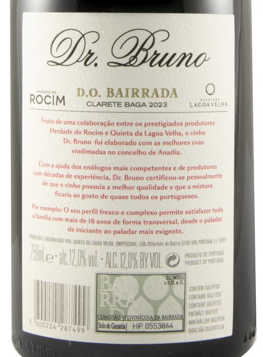2023 Clarete Herdade do Rocim Dr. Bruno Baga