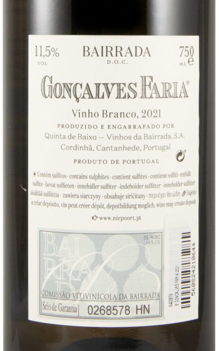 2021 Gonçalves Faria white